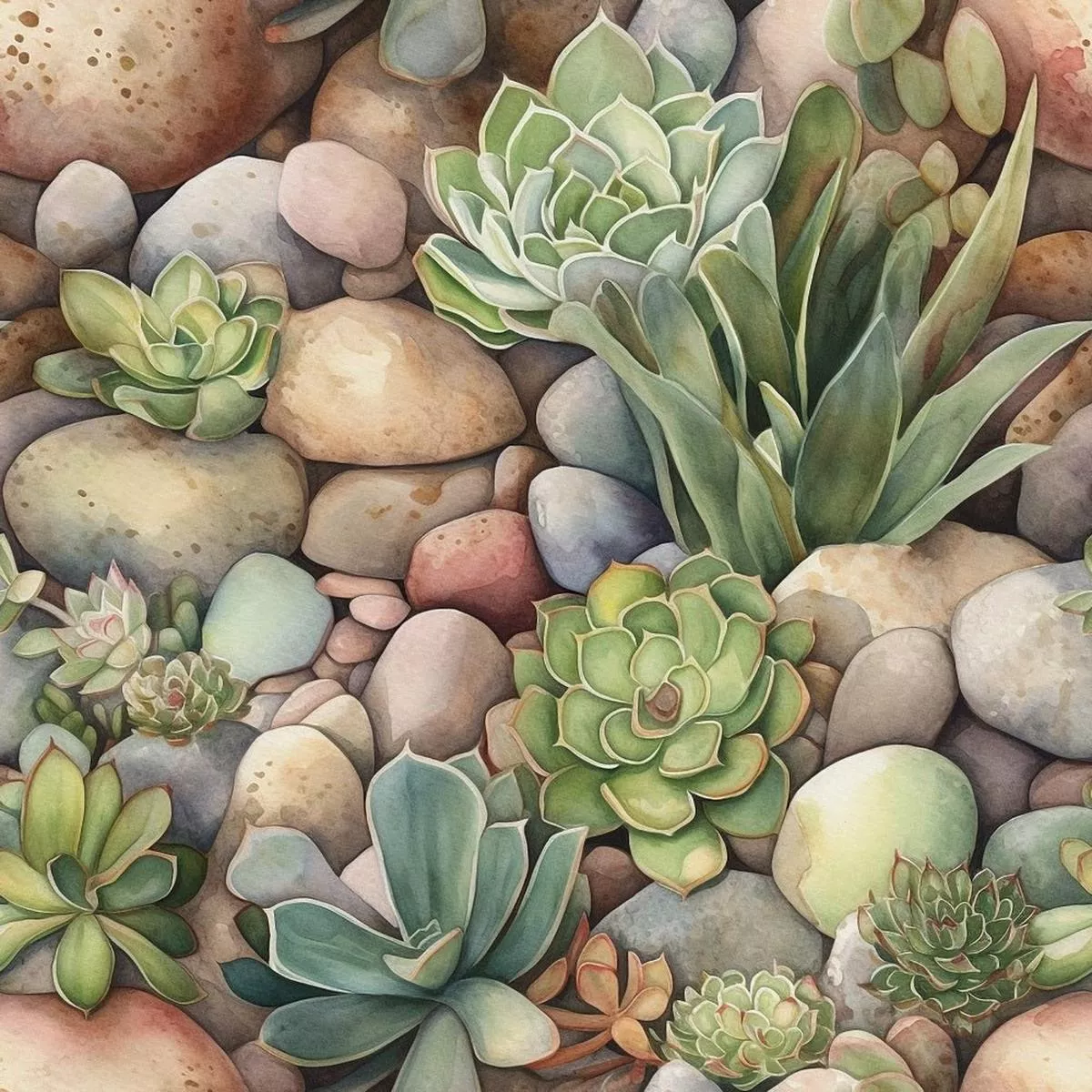 succulents-cacti-pattern-6-fabric Succulents & Cacti Pattern #6 Fabric