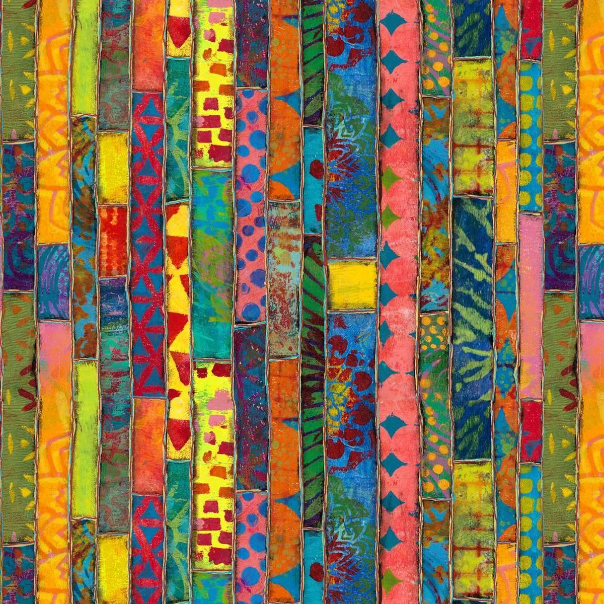sue-penn-dragonfly-dance-paper-stripe-multi SUE PENN – DRAGONFLY DANCE – Paper Stripe, Multi