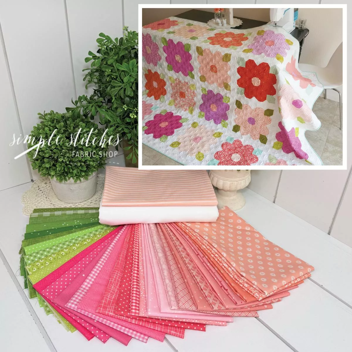 Summer Blossoms Quilt Kit