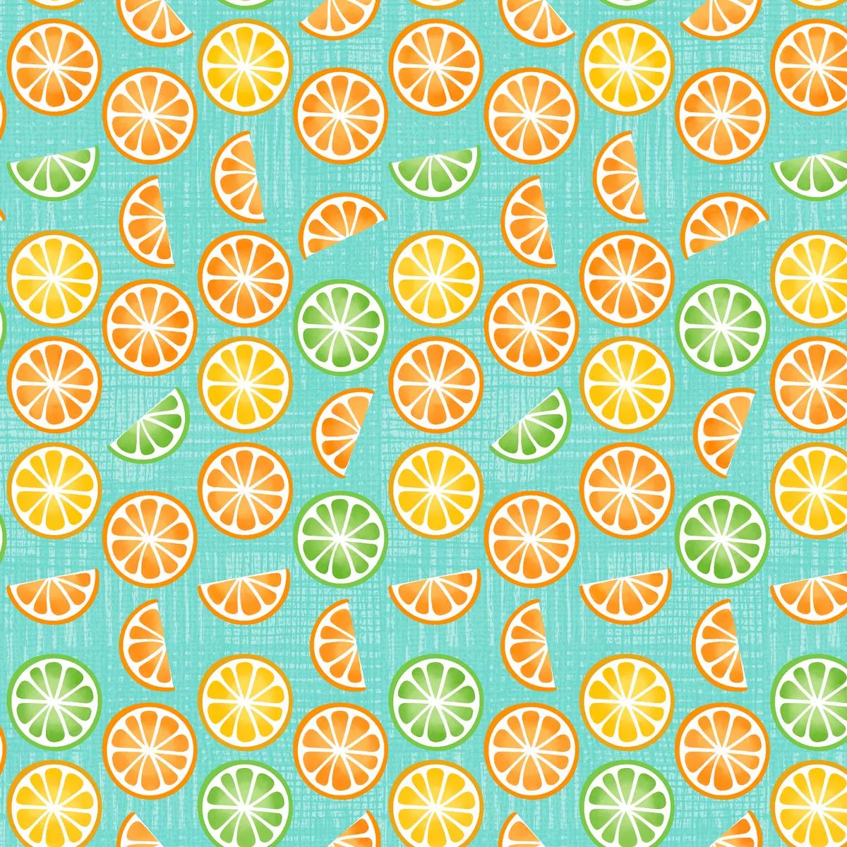 Summer Slices – Bold Citrus Fabric