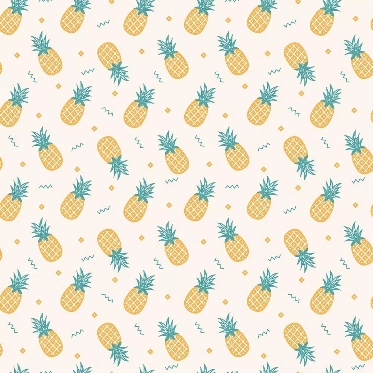 summertime-cats-pineapples-fabric Summertime Cats Pineapples Fabric