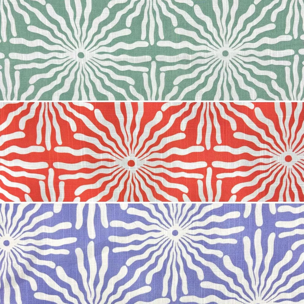 Sun Burst Cotton Viscose Fabric