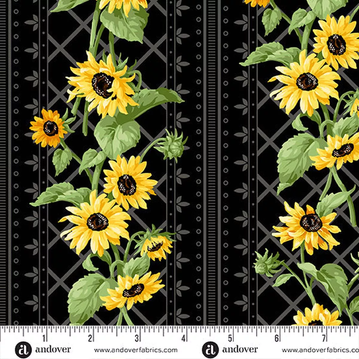 sunflower-meadow-black-stripe Sunflower Meadow-Black Stripe