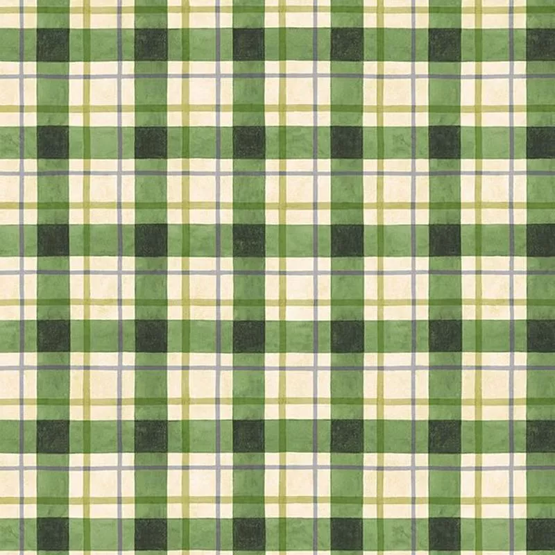 sunflower-splendor-plaid-cream-green Sunflower Splendor – Plaid Cream Green