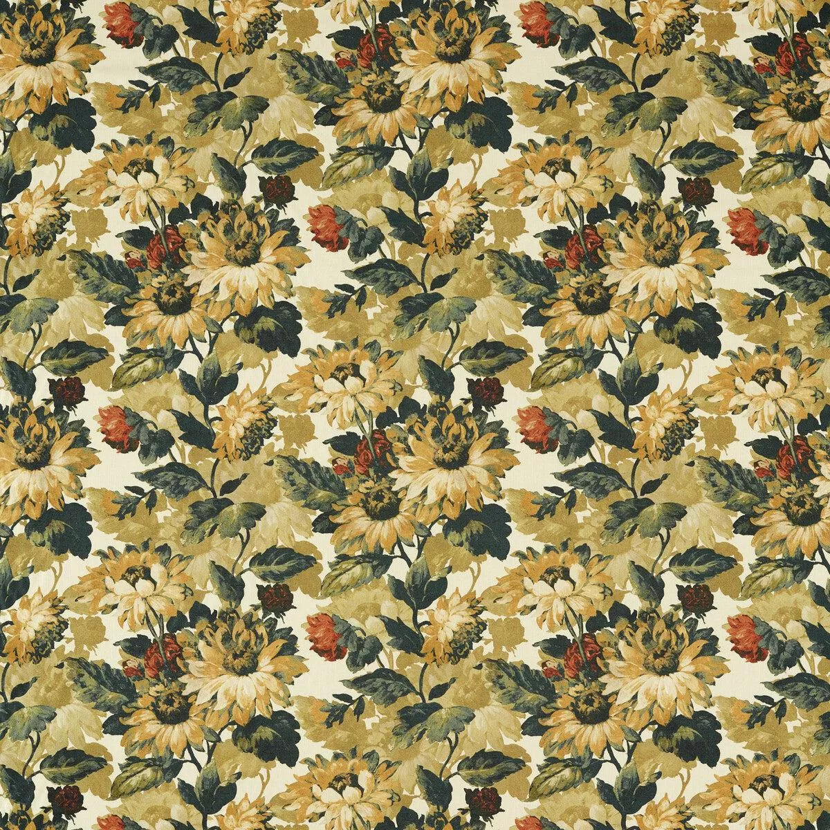 Sunforest Olive Russet Fabric