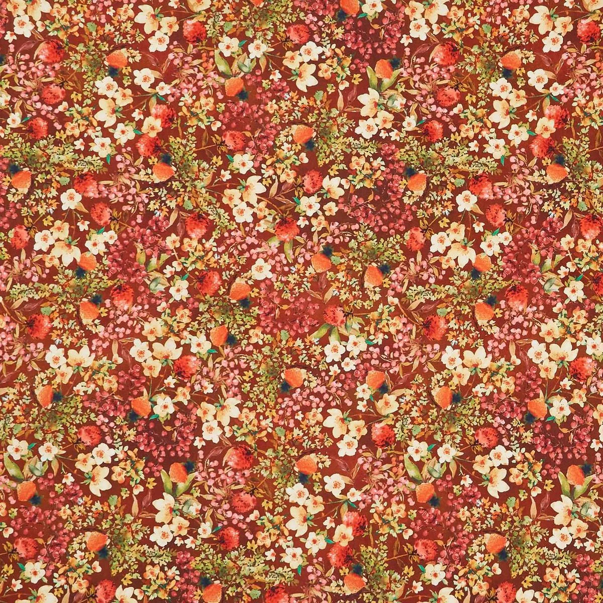 sunlit-garden-berries-rust-yardage Sunlit Garden – Berries Rust Yardage