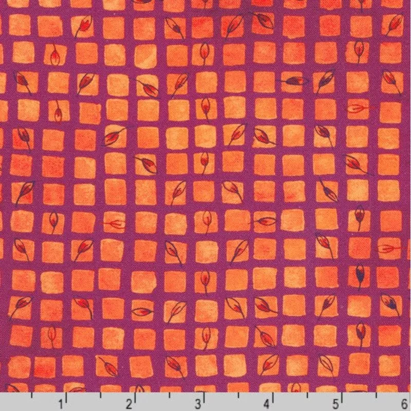 Sunlit Garden – Squares Berry