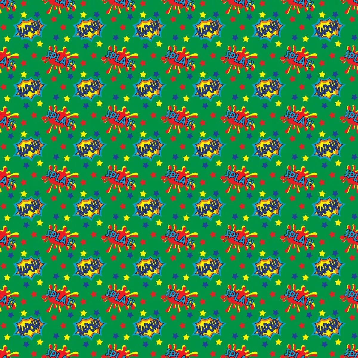 Superhero Pattern 5 Quilting Cotton Fabric