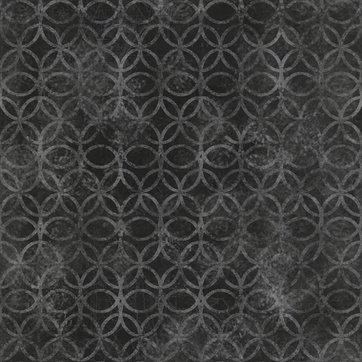 Susan Winget – Timeless Rings – Charcoal Geometric Fabric
