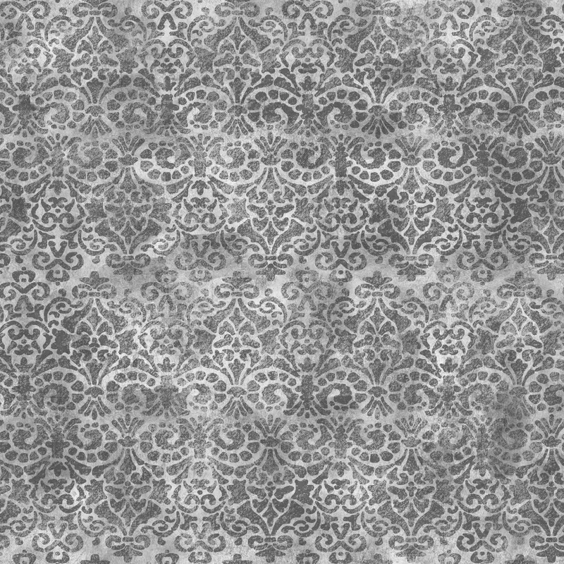Susan Winget – Vintage Elegance – Gray Damask Fabric