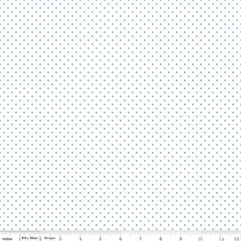 Swiss Dots Aqua C660-20