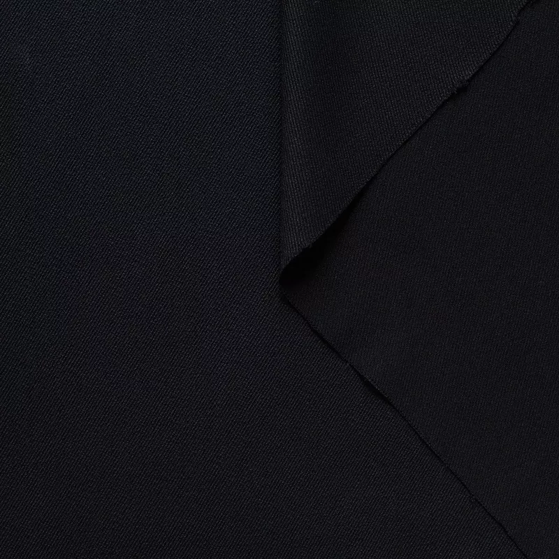 T22A01038 | Viscose Diagonal Stretch Black