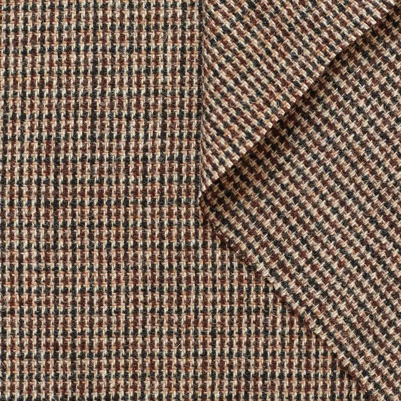t22a01689-mini-check-wool-tweed-dachshund T22A01689 | Mini Check Wool Tweed Dachshund