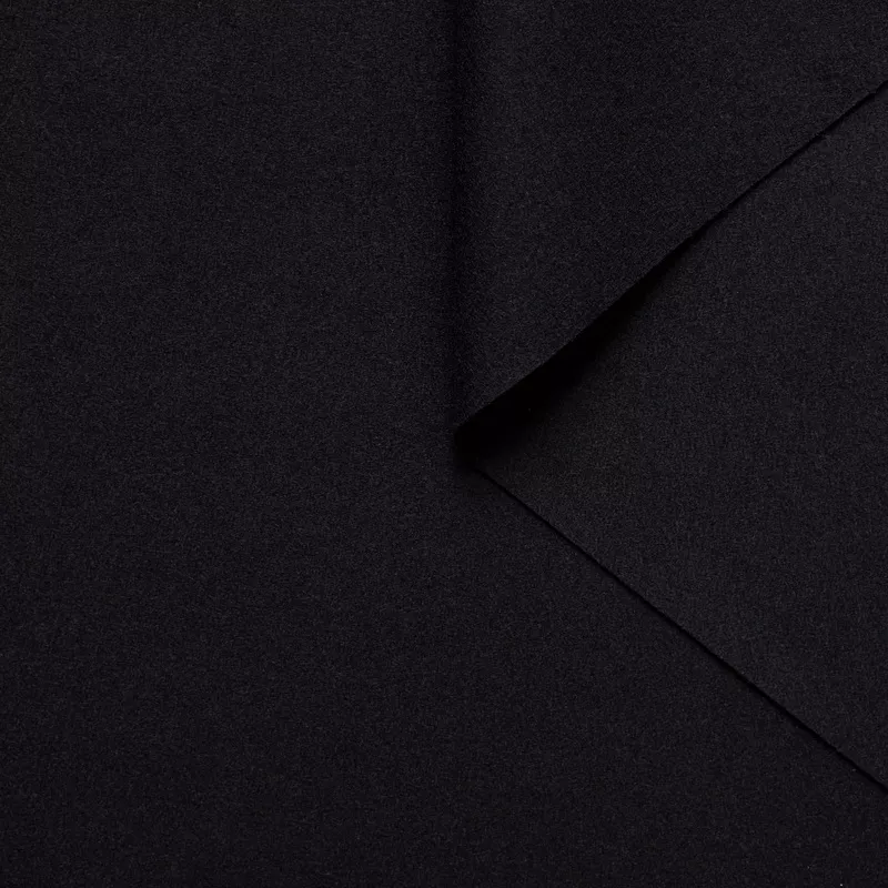 t22f00726-felted-virgin-wool-drap-black T22F00726 | Felted Virgin Wool Drap Black