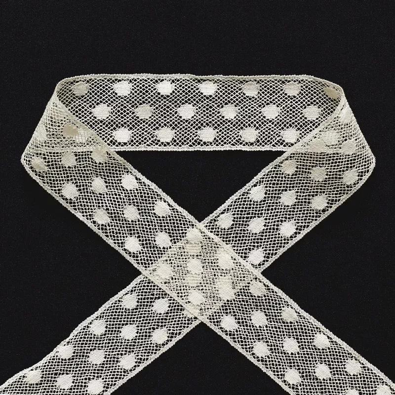 t22n01269-dots-galloon-lace-3-5cm-pristine T22N01269 | Dots Galloon Lace 3,5cm Pristine