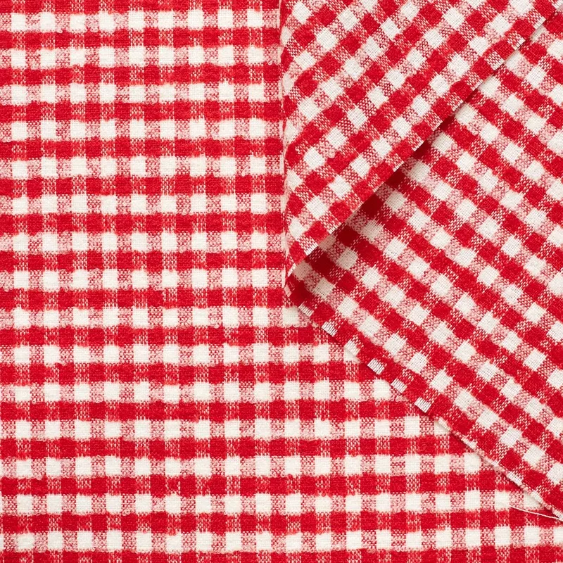 t22n01290-boucl-gingham-wool-haute-red T22N01290 | Boucl Gingham Wool Haute Red