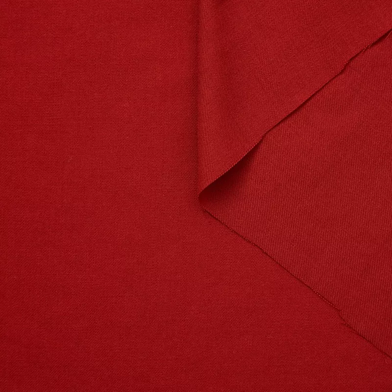 T23A05255 | Fluid Wool Twill Red Dahlia