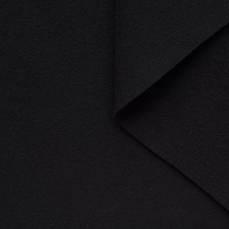 t23b04566-splittable-felted-wool-drap-black T23B04566 | Splittable Felted Wool Drap Black