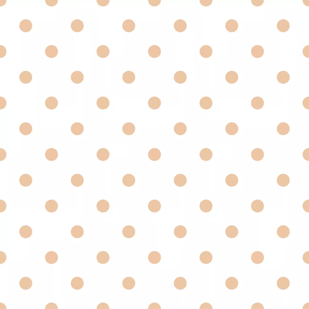 Tacao Dots Fabric – White