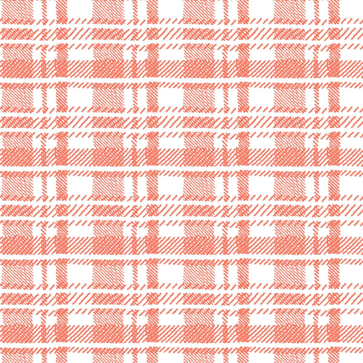 Tangerine Flannel – Orange Plaid Fabric