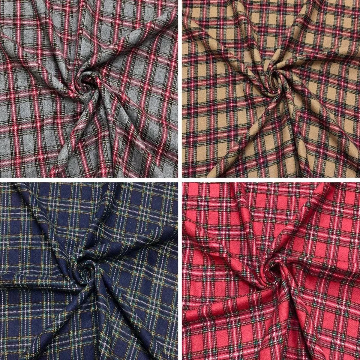 tartan-wool-blend-fabric Tartan Wool Blend Fabric