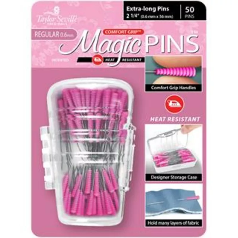 taylor-seville-magic-pins-2-1-4-regular-extra-long-50pc Taylor Seville Magic Pins 2 1/4″ Regular Extra Long 50pc