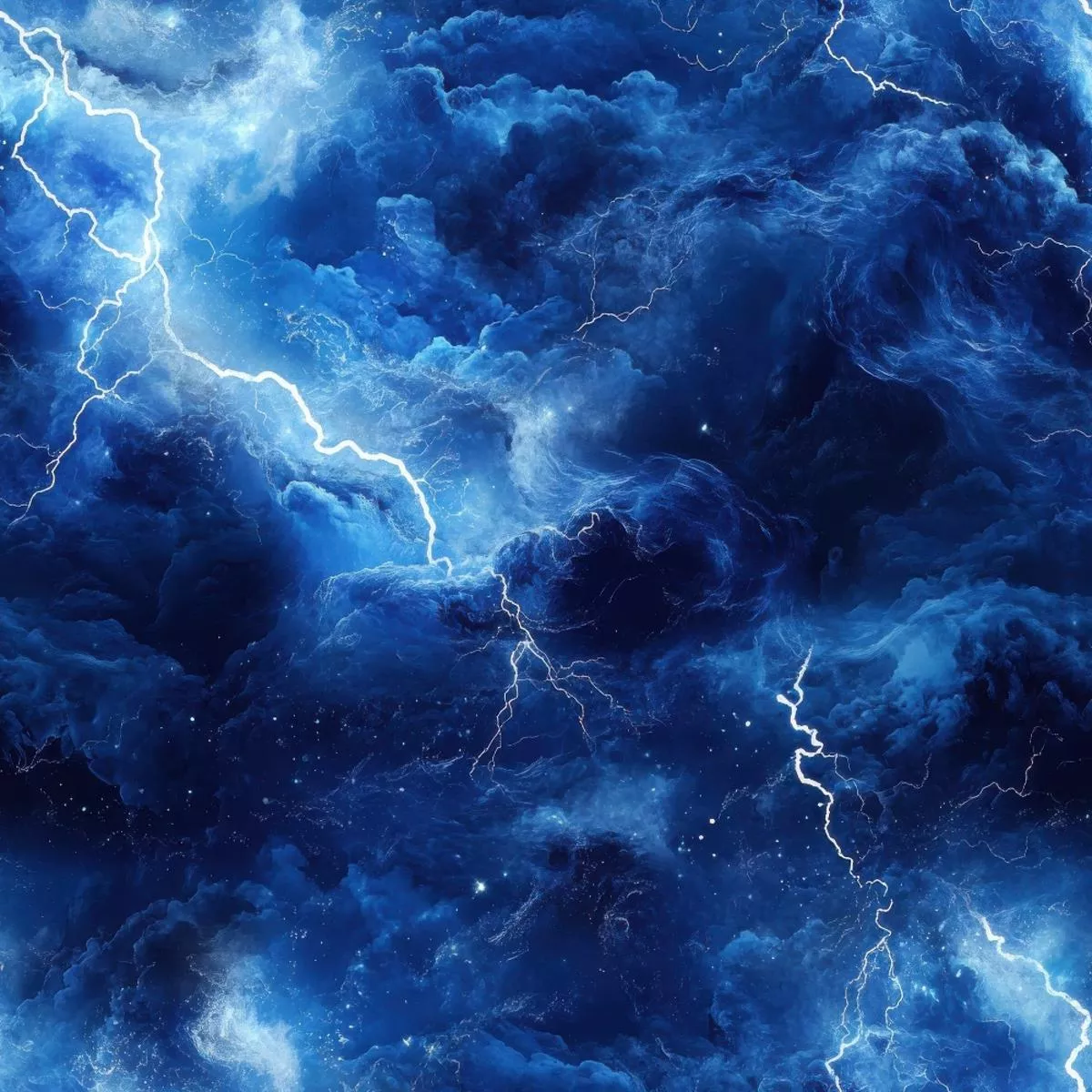 Thunderbolt Lightning Pattern 11 Quilting Cotton Fabric