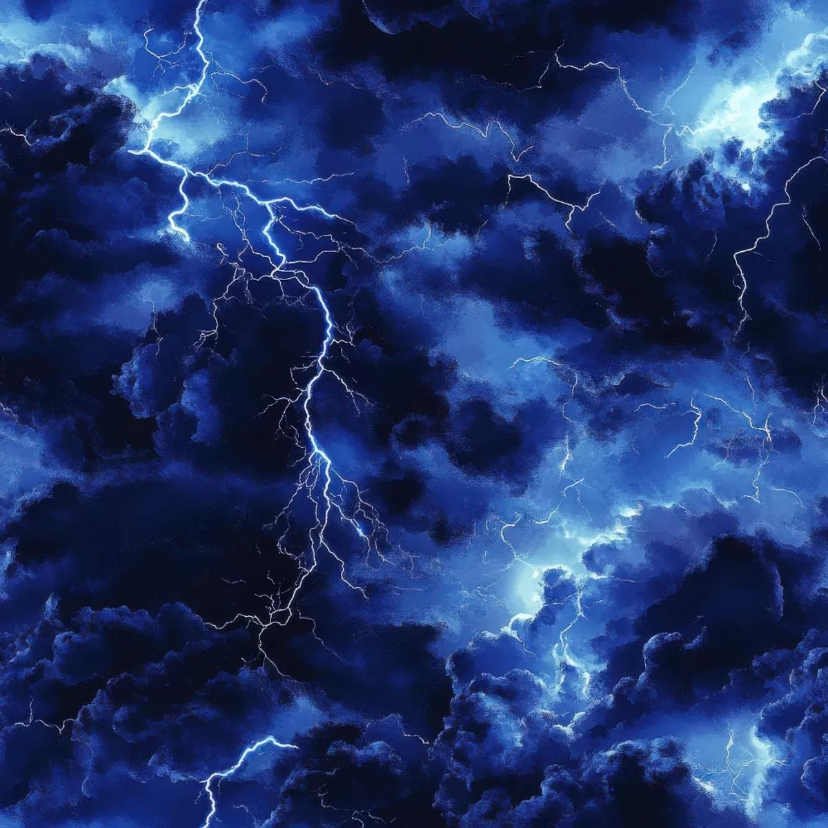 Thunderbolt Lightning Pattern 8 Quilting Cotton Fabric