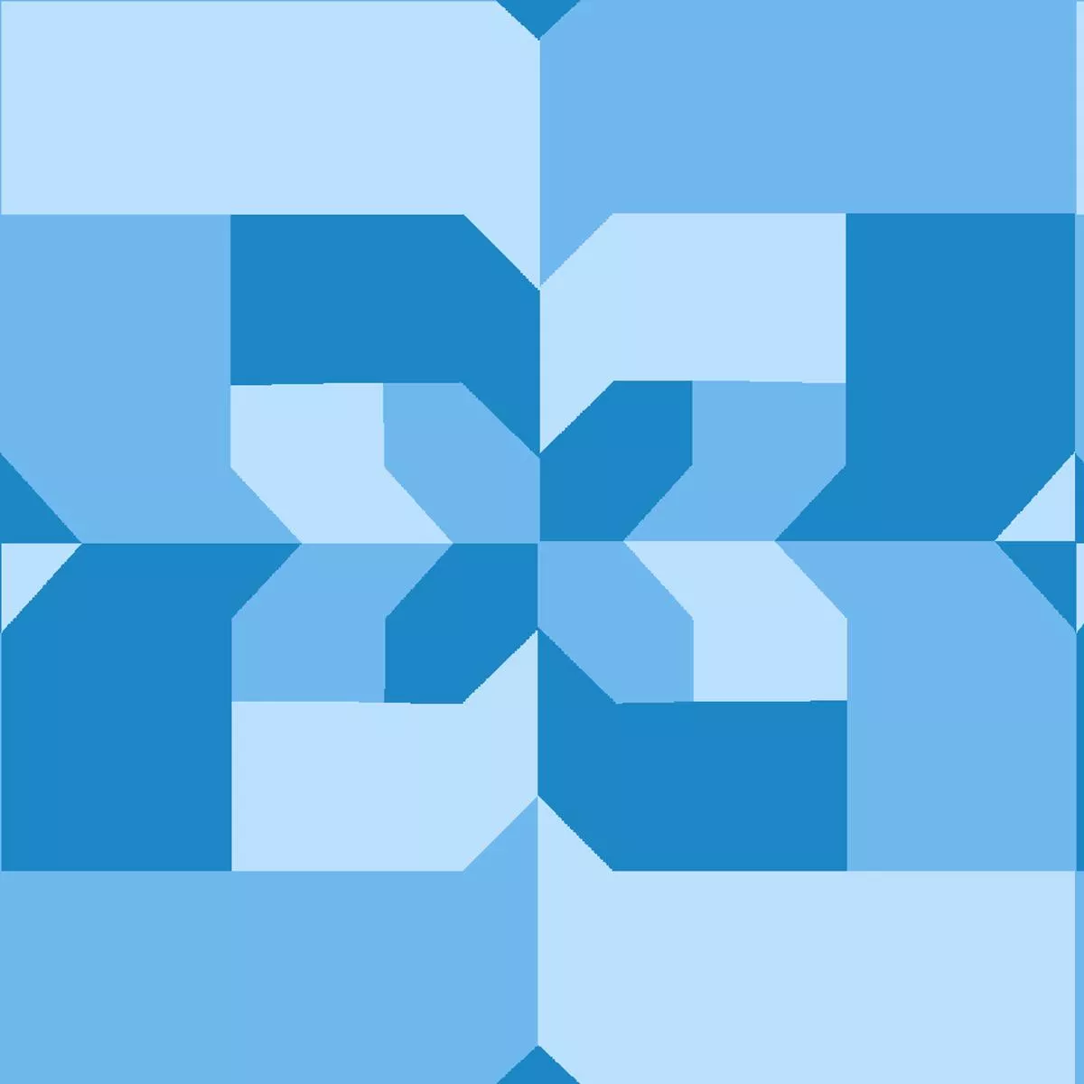 tile-bloom-on-blue-fabric Tile Bloom on Blue Fabric