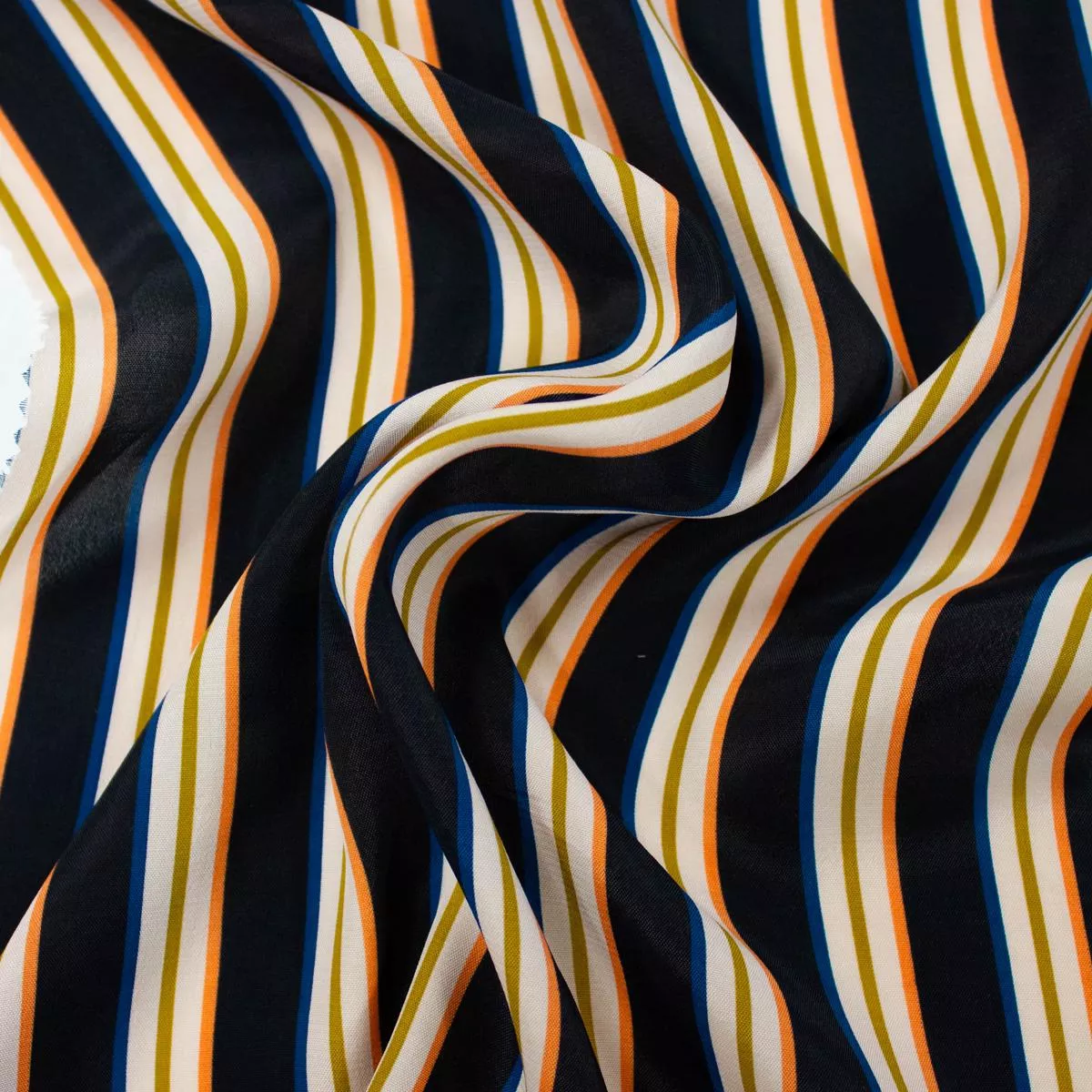 Tilly Multicolour Striped Viscose Fabric