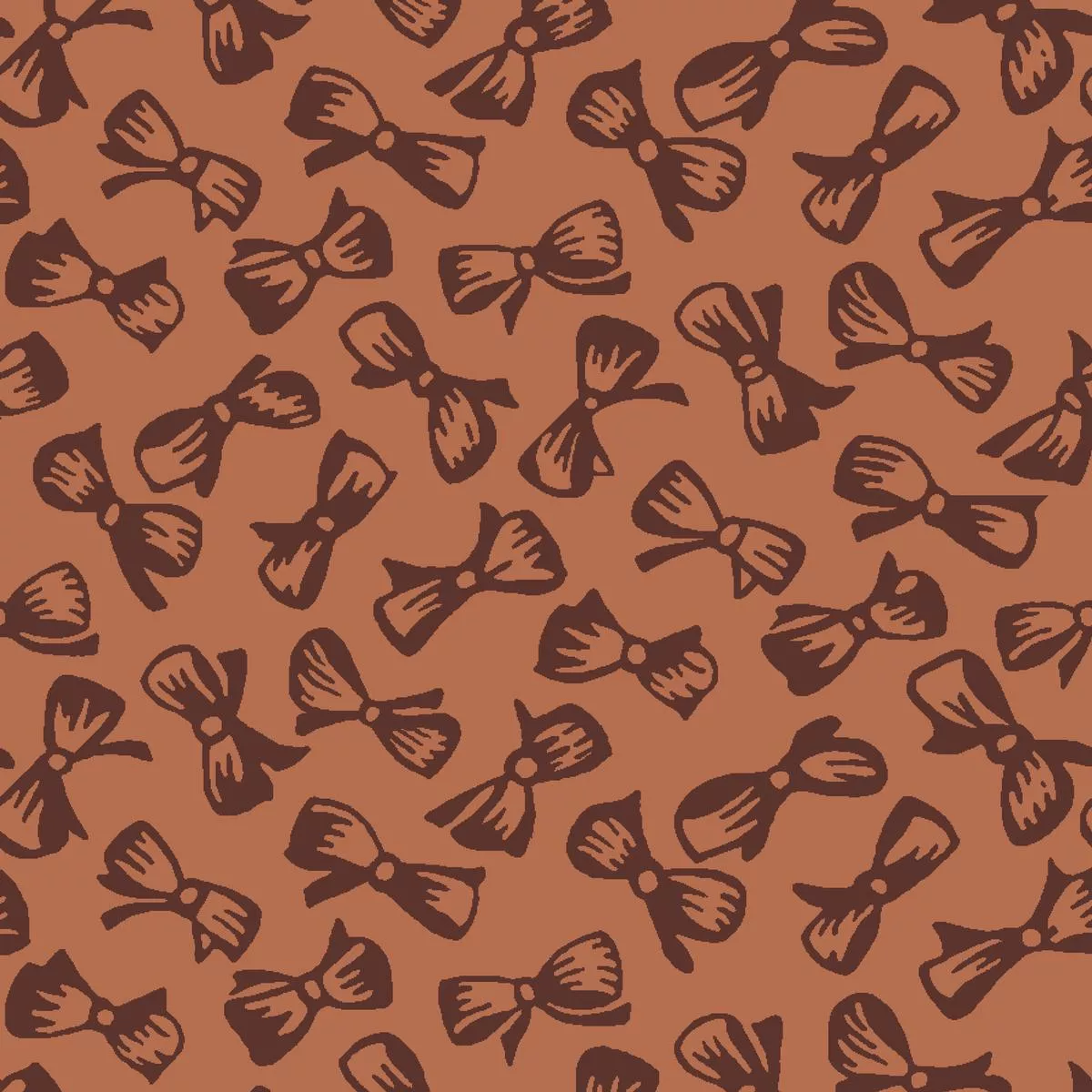 tinsy-bow-on-cocoa-fabric Tinsy Bow on Cocoa Fabric