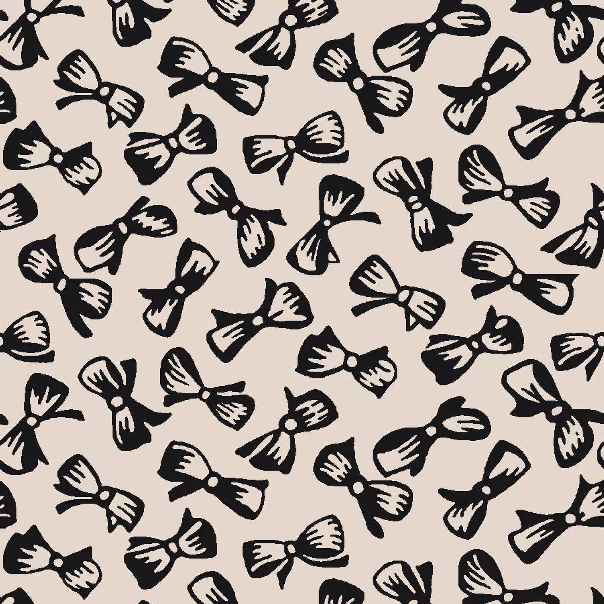 Tinsy Bow on Ink Fabric