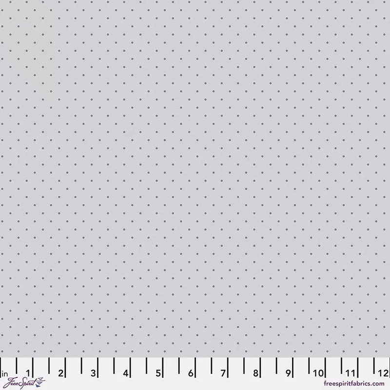 Tiny Dots – Fog || True Colors Graywork – Cotton Fabric