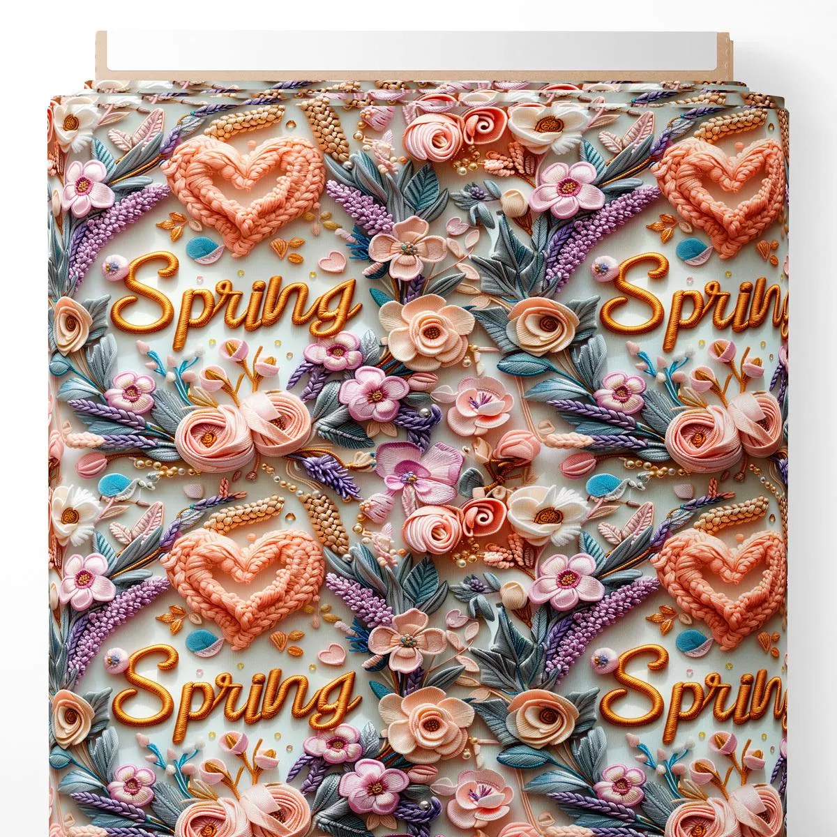 tissu-3d-spring-flowers-3 Tissu – 3D spring flowers 3