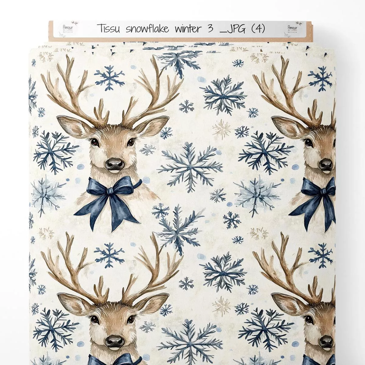 tissu-snowflake-winter-3 Tissu – Snowflake winter 3