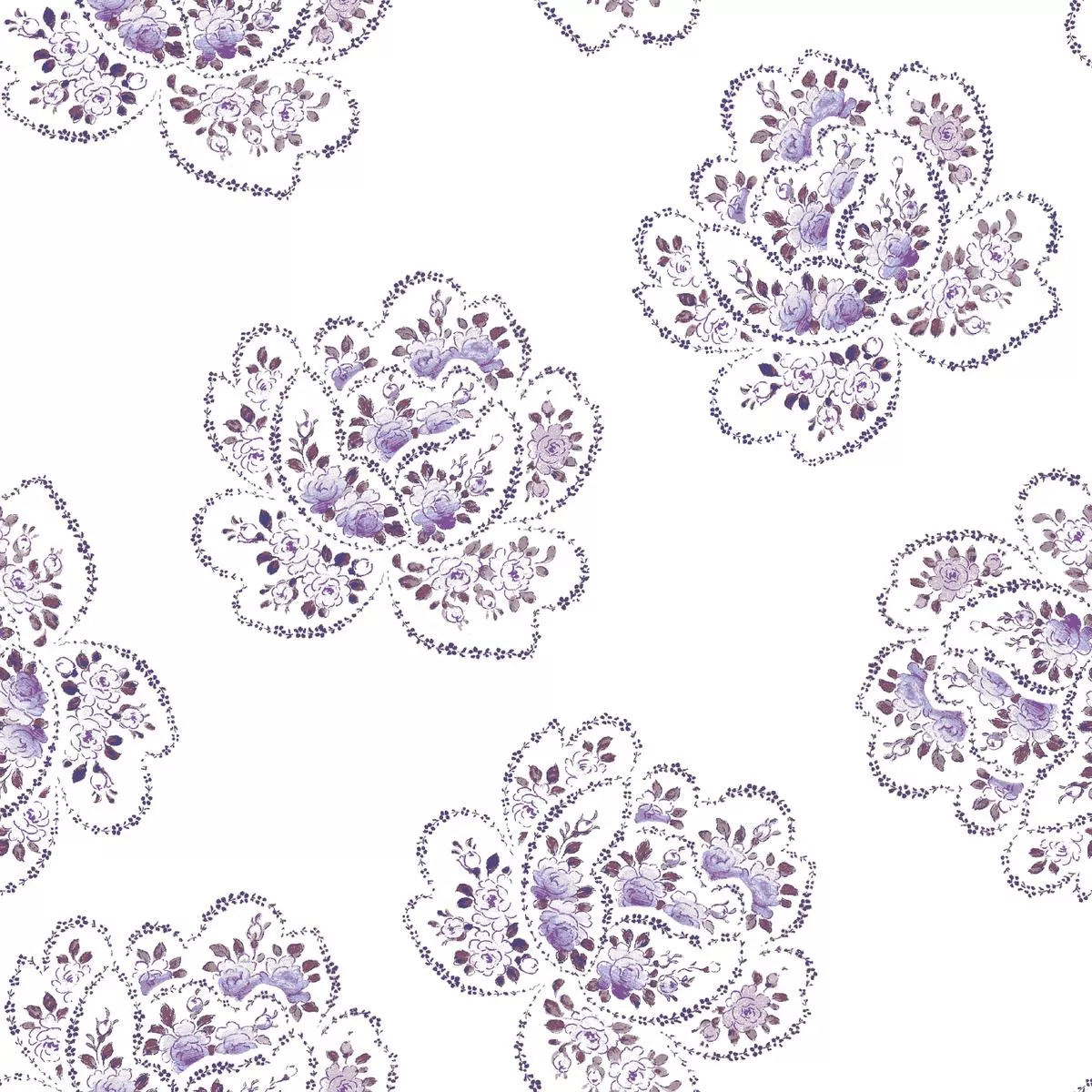 Toulouse on Orchid Fabric