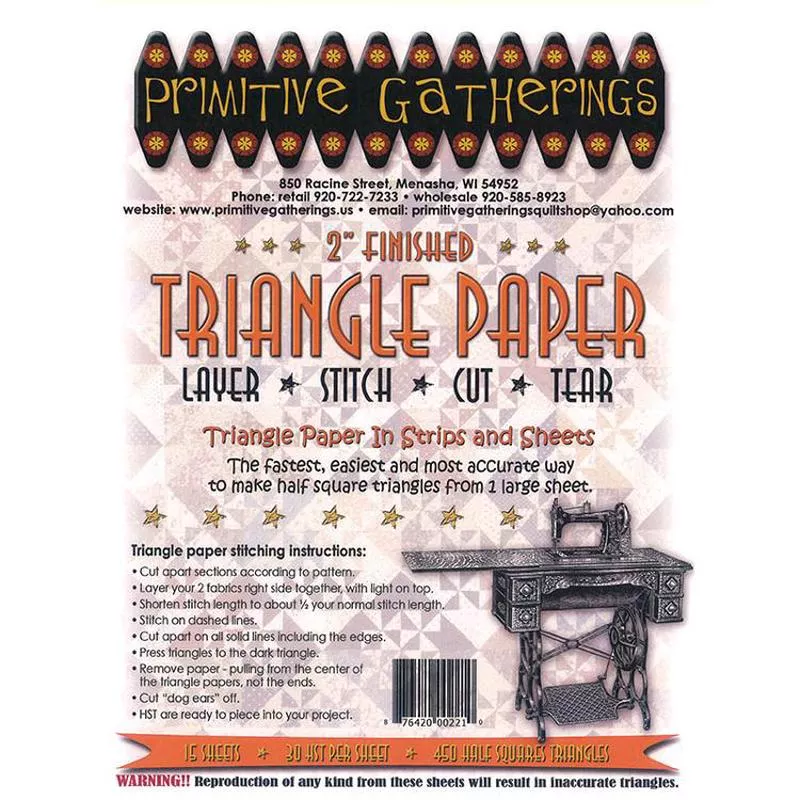 Triangle Paper 2″