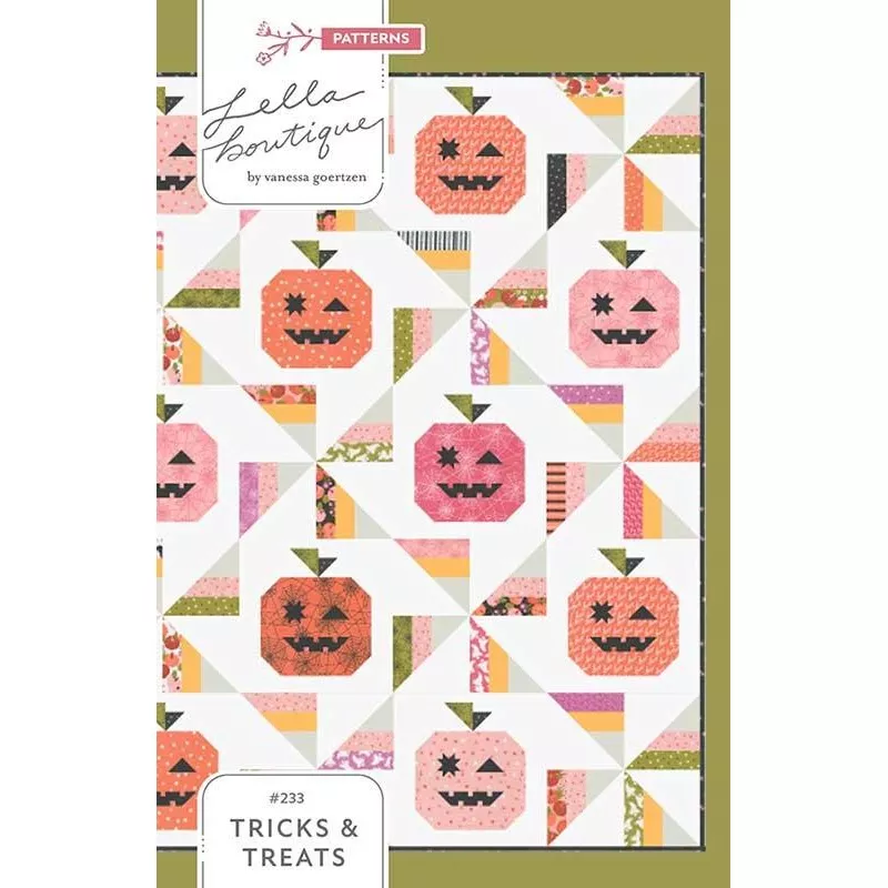 tricks-treats-quilt-pattern-by-lella-boutique Tricks & Treats Quilt Pattern by Lella Boutique