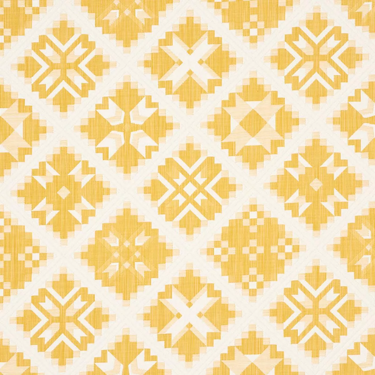 Tristan Patchwork Yellow Fabric