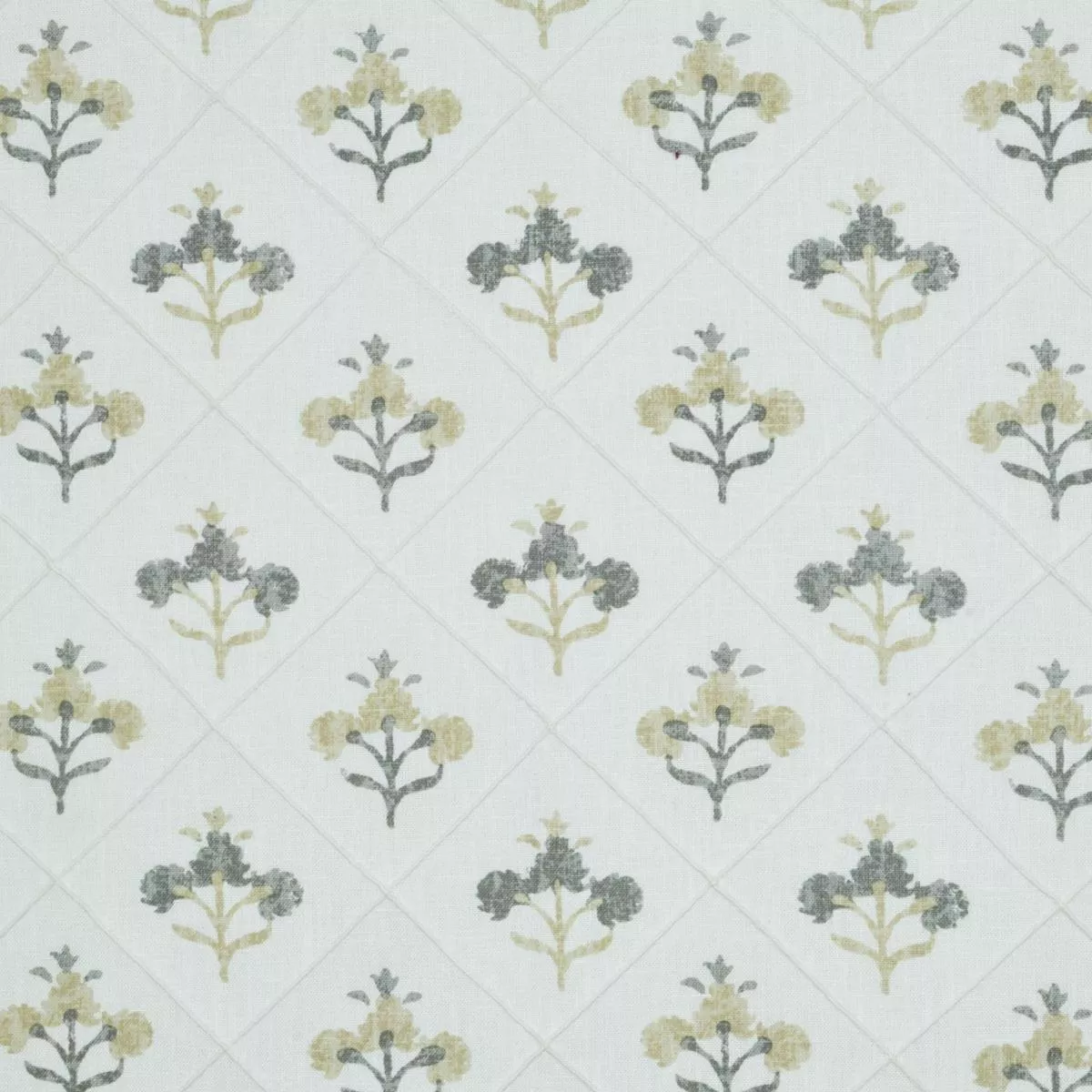Trois Fleurs Grey P Kaufmann Fabric