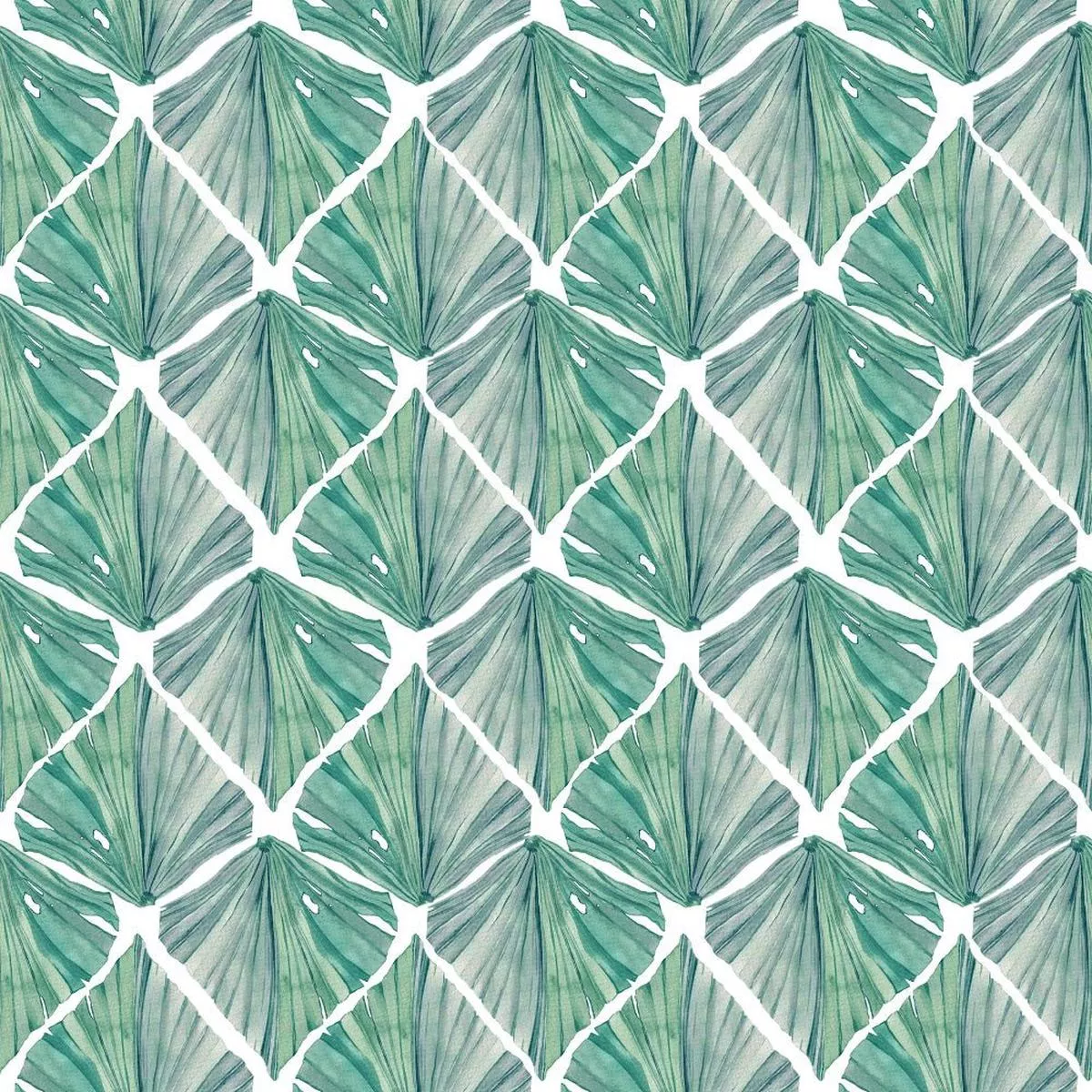 tropical-love-leaves-fabric-light-green Tropical Love Leaves Fabric – Light Green