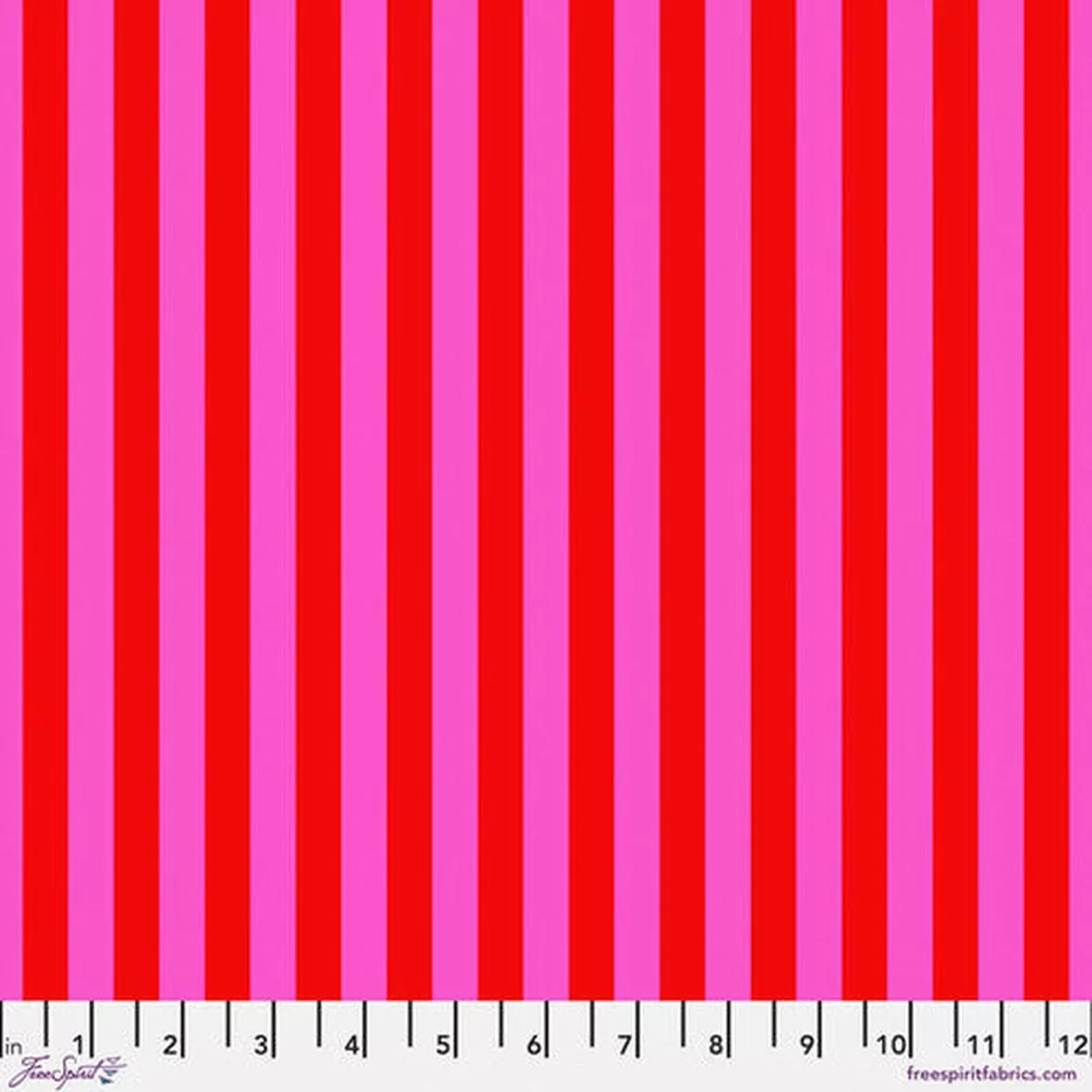 Tula Pink – Tent Stripe – Peony