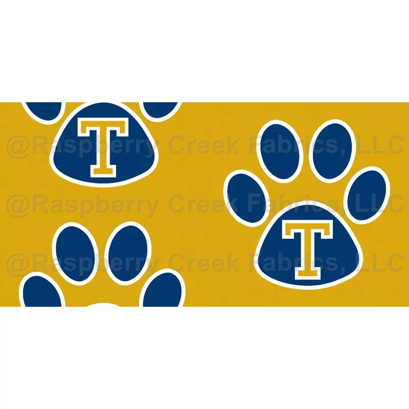 Turlock Bulldogs Paw Print