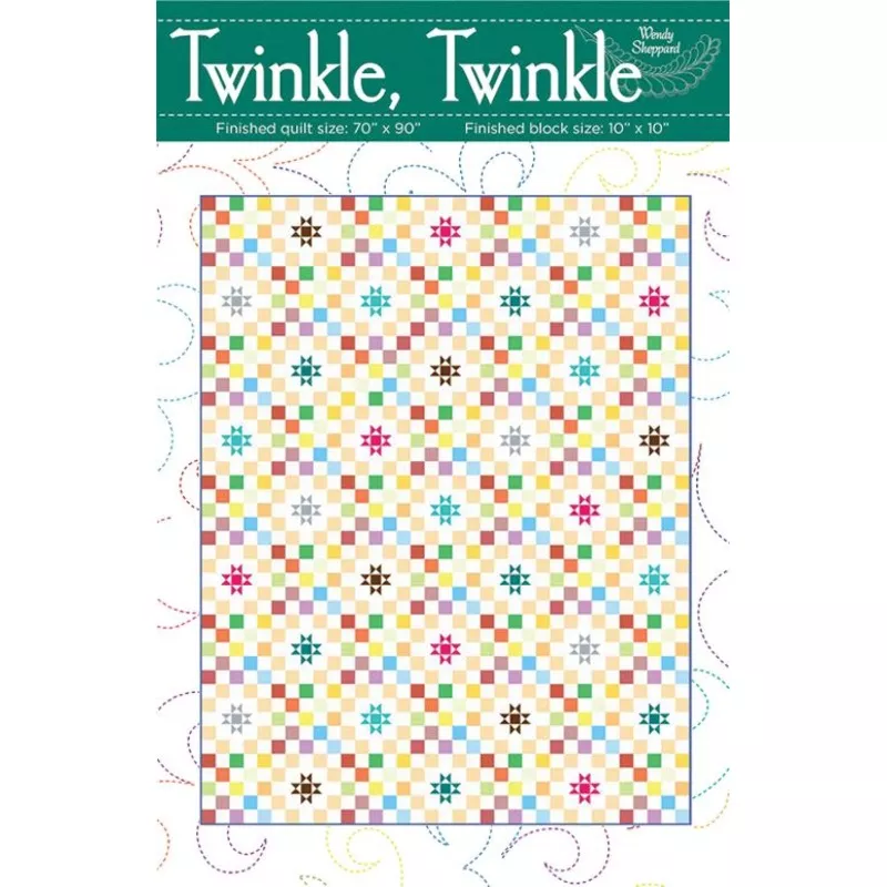 twinkle-twinkle-quilt-pattern-by-wendy-sheppard Twinkle, Twinkle Quilt Pattern by Wendy Sheppard