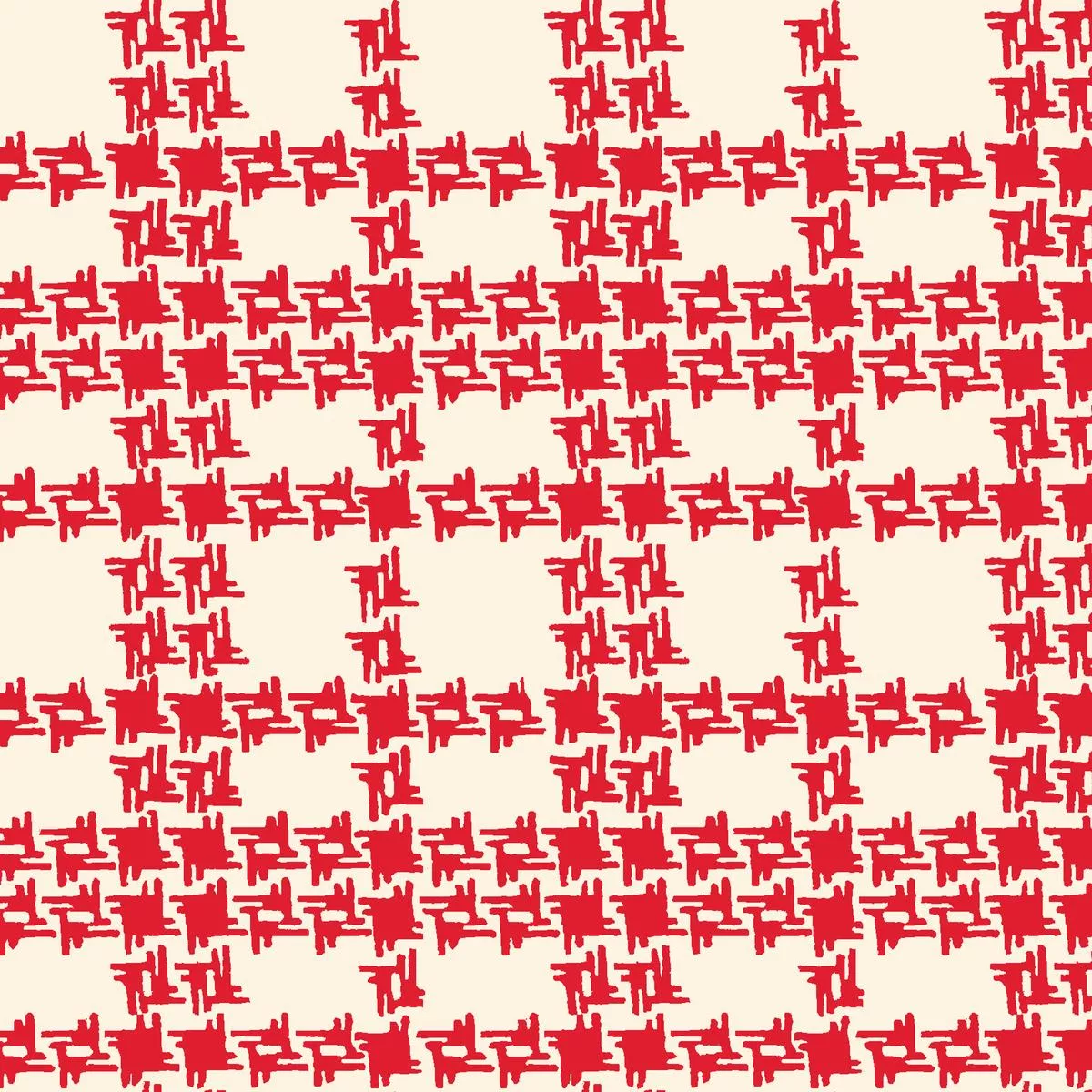 urban-crosshatch-red-geometric-fabric Urban Crosshatch – Red Geometric Fabric