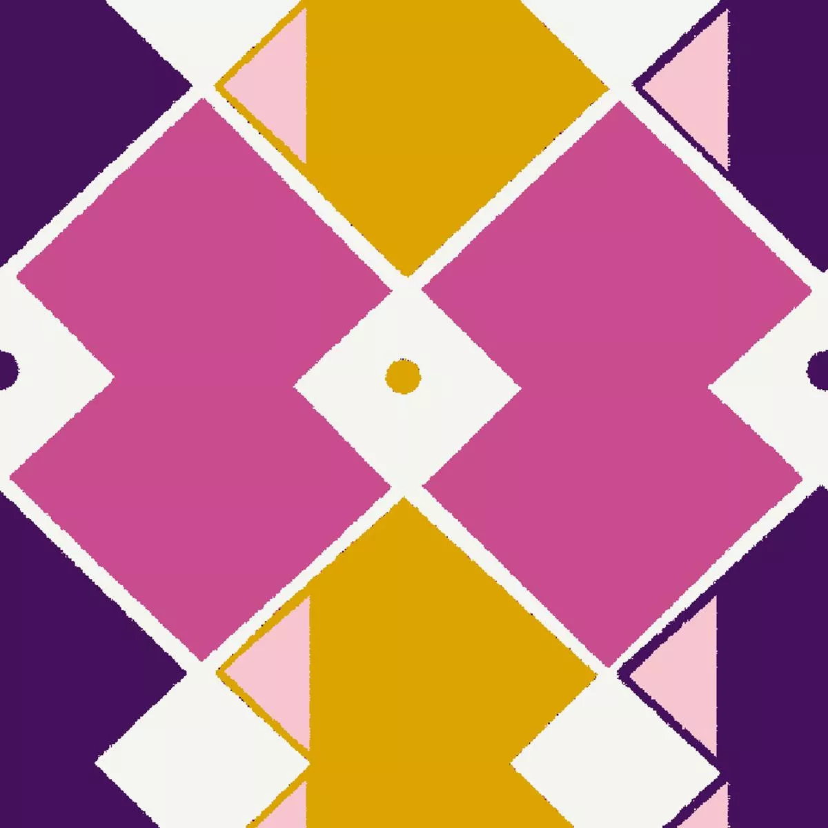 varsity-argyle-in-gold-pink-fabric Varsity Argyle in Gold & Pink Fabric