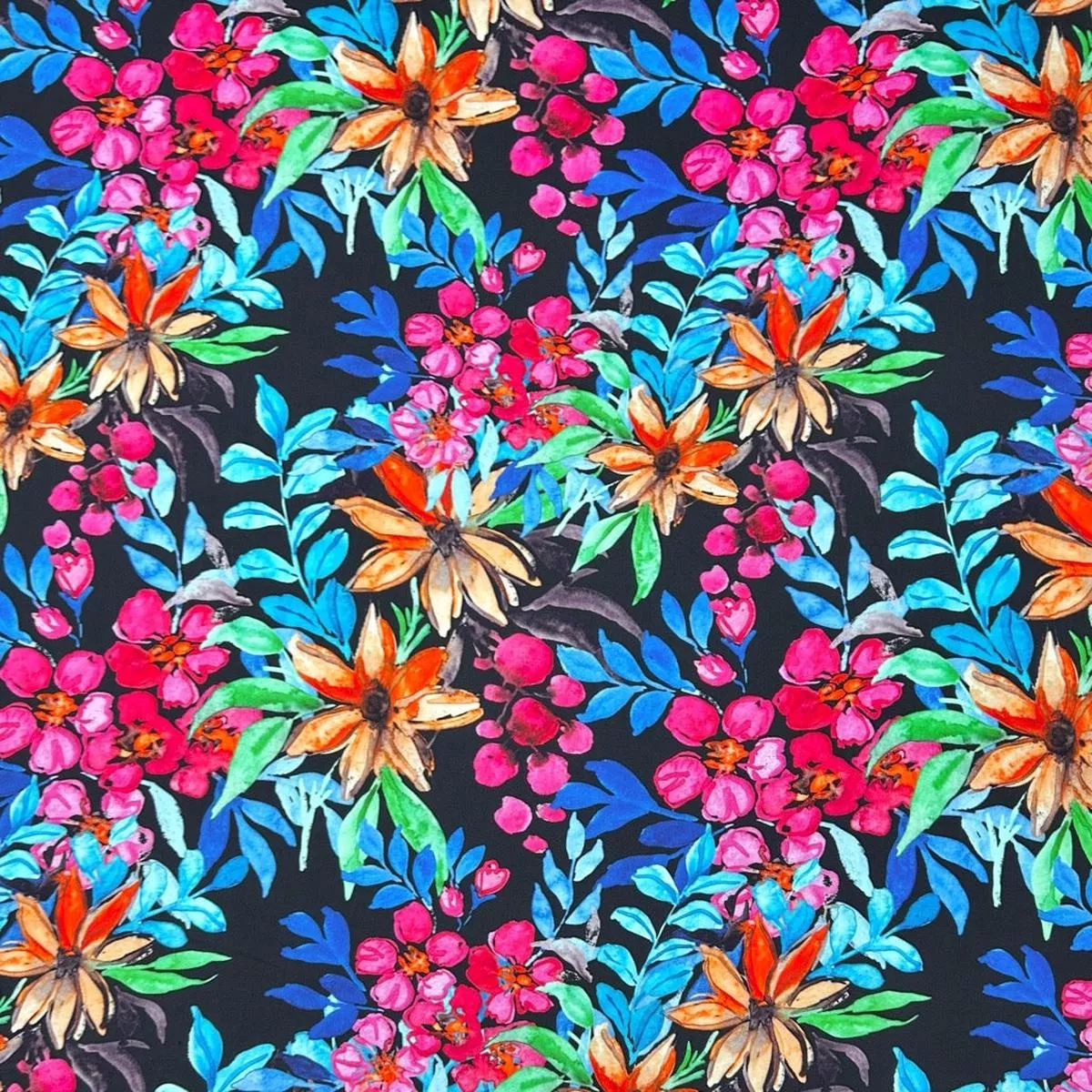 vibrant-botanical-viscose-satin-fabric Vibrant Botanical Viscose Satin Fabric