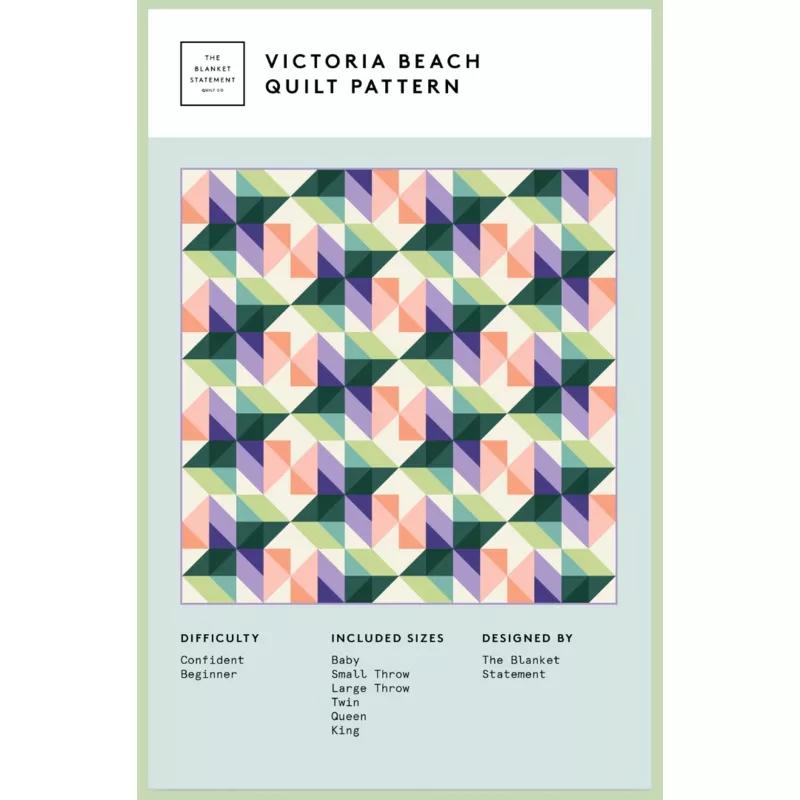 victoria-beach-quilt-paper-pattern Victoria Beach Quilt | Paper Pattern