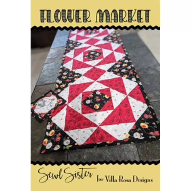 Villa Rosa Designs // Flower Market Quilt Pattern