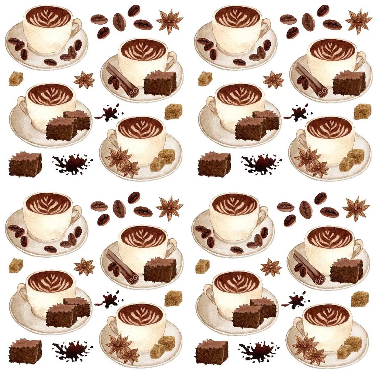 vintage-coffee-fabric-white Vintage Coffee Fabric – White